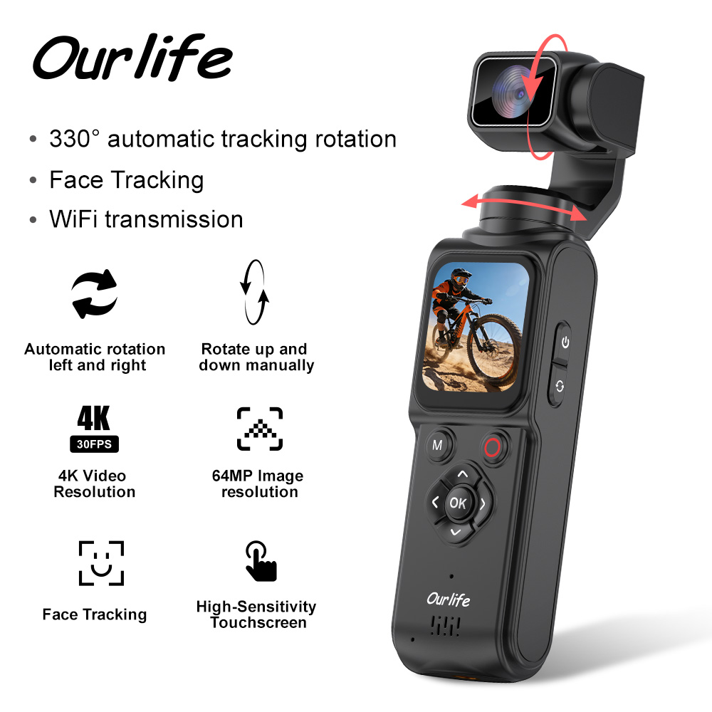 Runcam Camera - Kamera sportowa Ourlife 4K 330 °