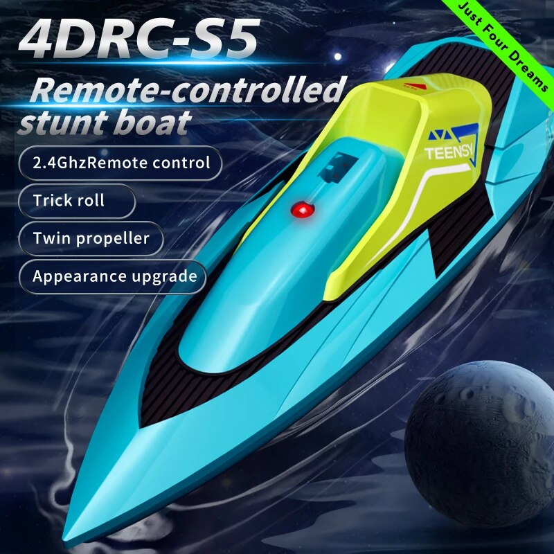 Radio Transmitter 2.4Ghz - 2.4G Mini RC Boat 10km/h Szybka