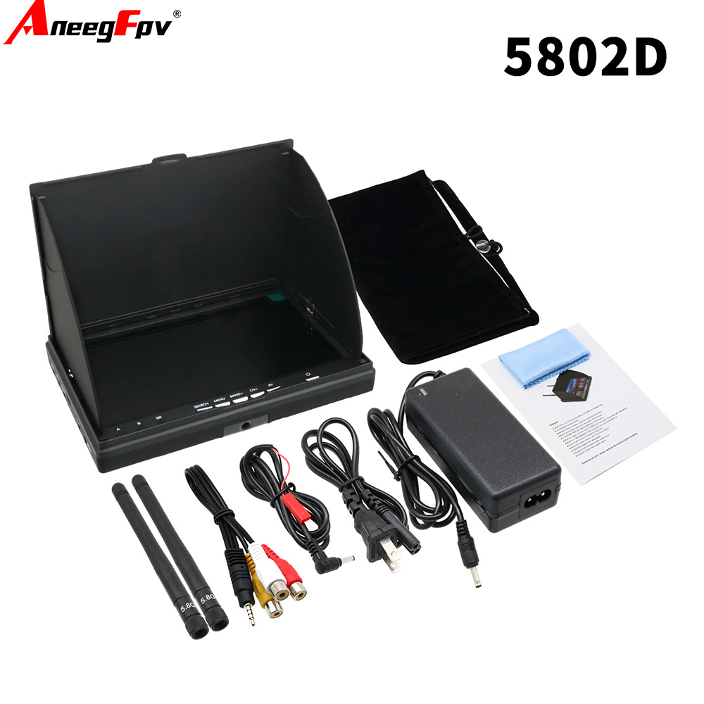 Goggles Fpv - LCD5802D LCD5802S 7-calowy monitor FPV 5.8G