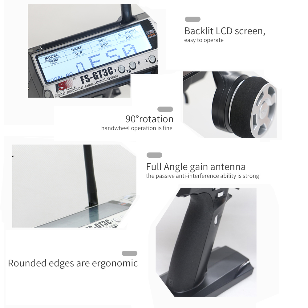 Flysky FS-GT3C 2.4Ghz 3-kanało – Radio Transmitter 2.4Ghz recenzja i cena