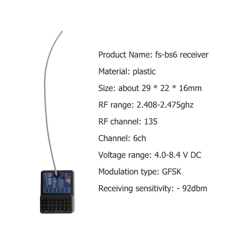 FlySky FS-BS6 2.4Ghz 6CH AFHDS – Radio Transmitter 2.4Ghz recenzja i cena