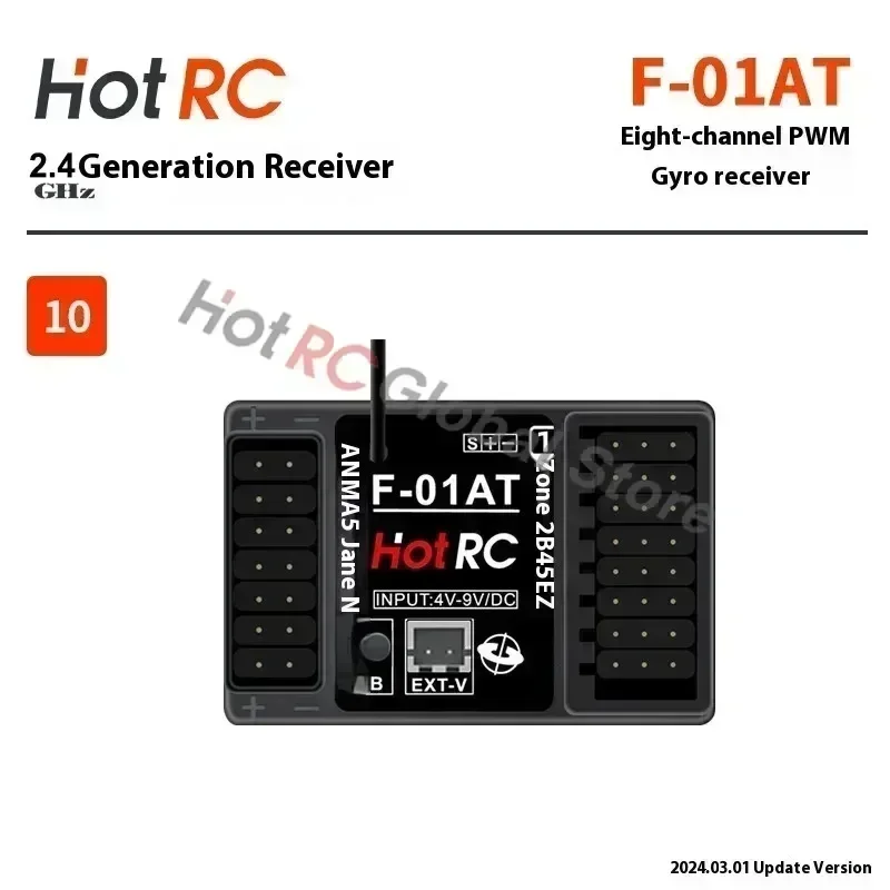 Odbiornik HOTRC 2.4Ghz 4/6/8-k – Radio Transmitter 2.4Ghz recenzja i cena