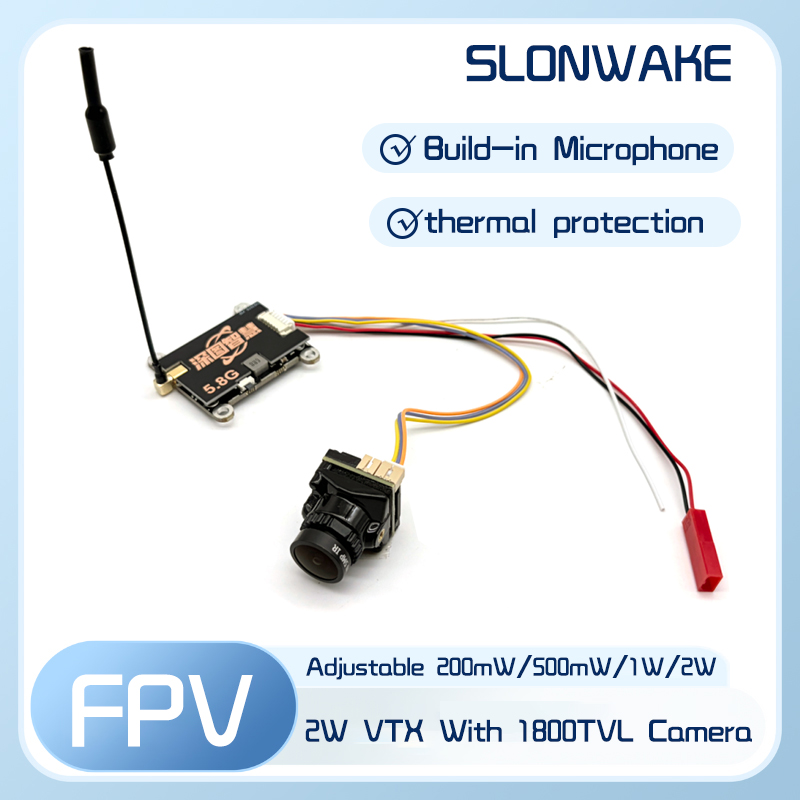 Nadajnik SLONWAKE 5.8G 56CH 2W – Fpv Camera recenzja i cena