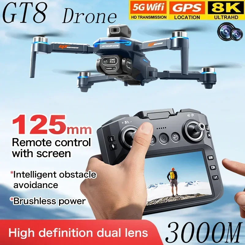 Dron GT8 z funkcją omijania pr – Dji Mini Drone recenzja i cena