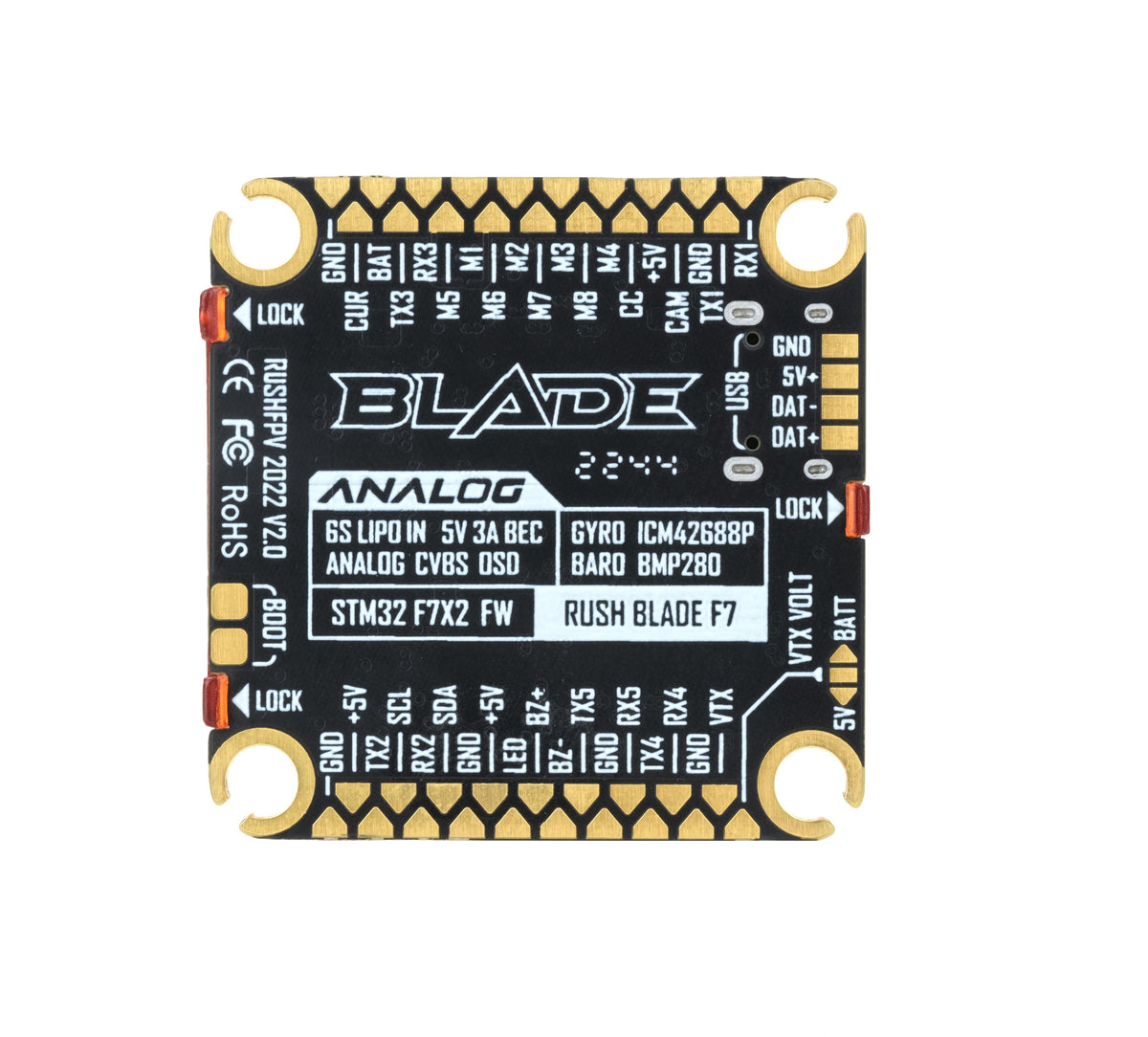RUSH BLADE F722 V2 Analogowy K – Flight Controller recenzja i cena