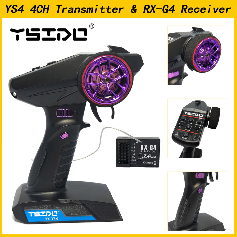 YSIDO YS4 2.4GHz 4CH System ra – Radio Transmitter 2.4Ghz recenzja i cena