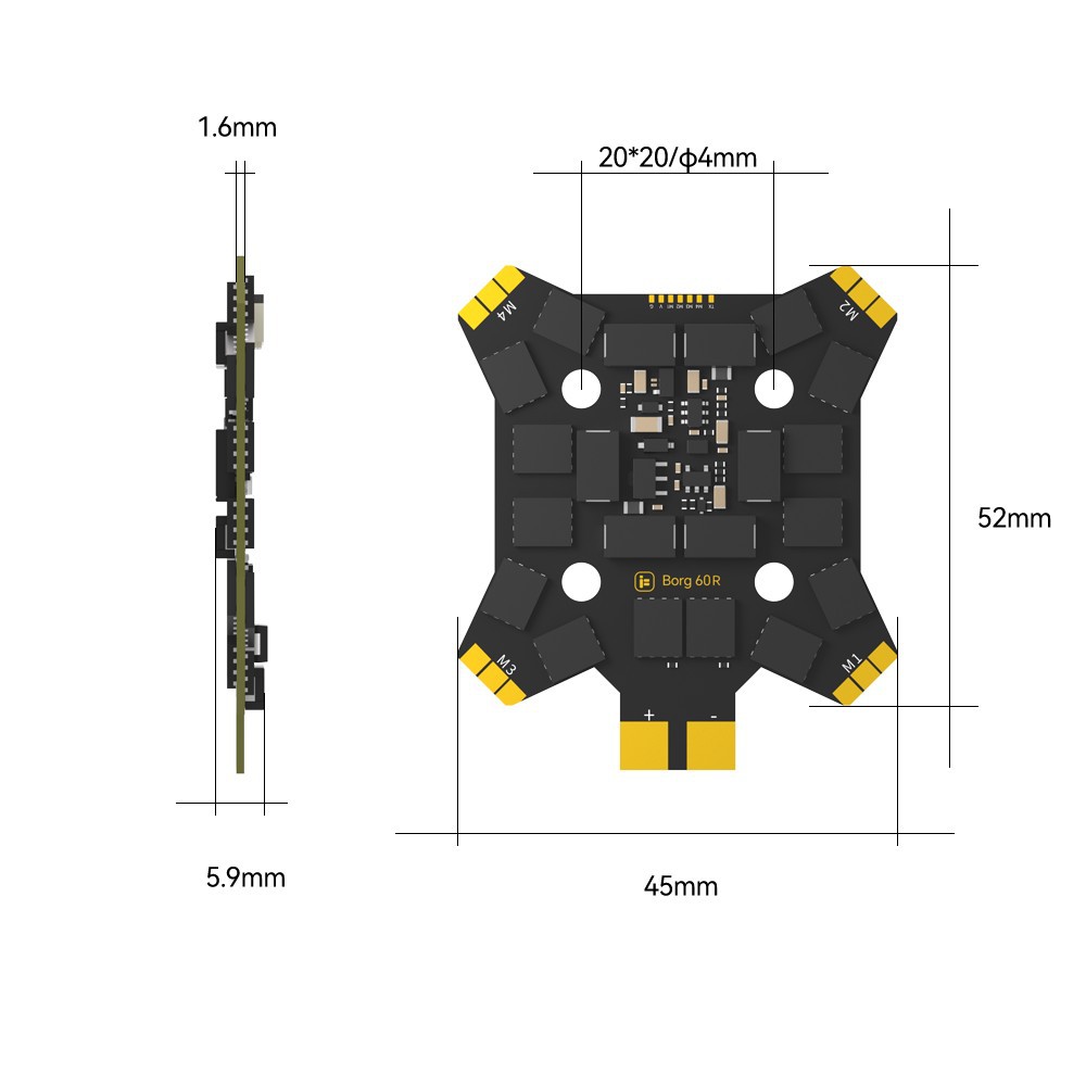 iFlight Borg Mini H7 (ICM42688 – Drone Esc recenzja i cena