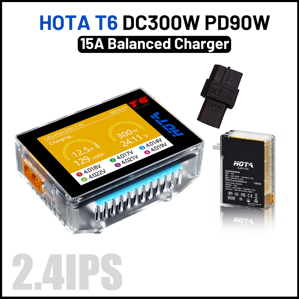 HOTA T6 300W Inteligentna łado – Balance Charger Rc recenzja i cena