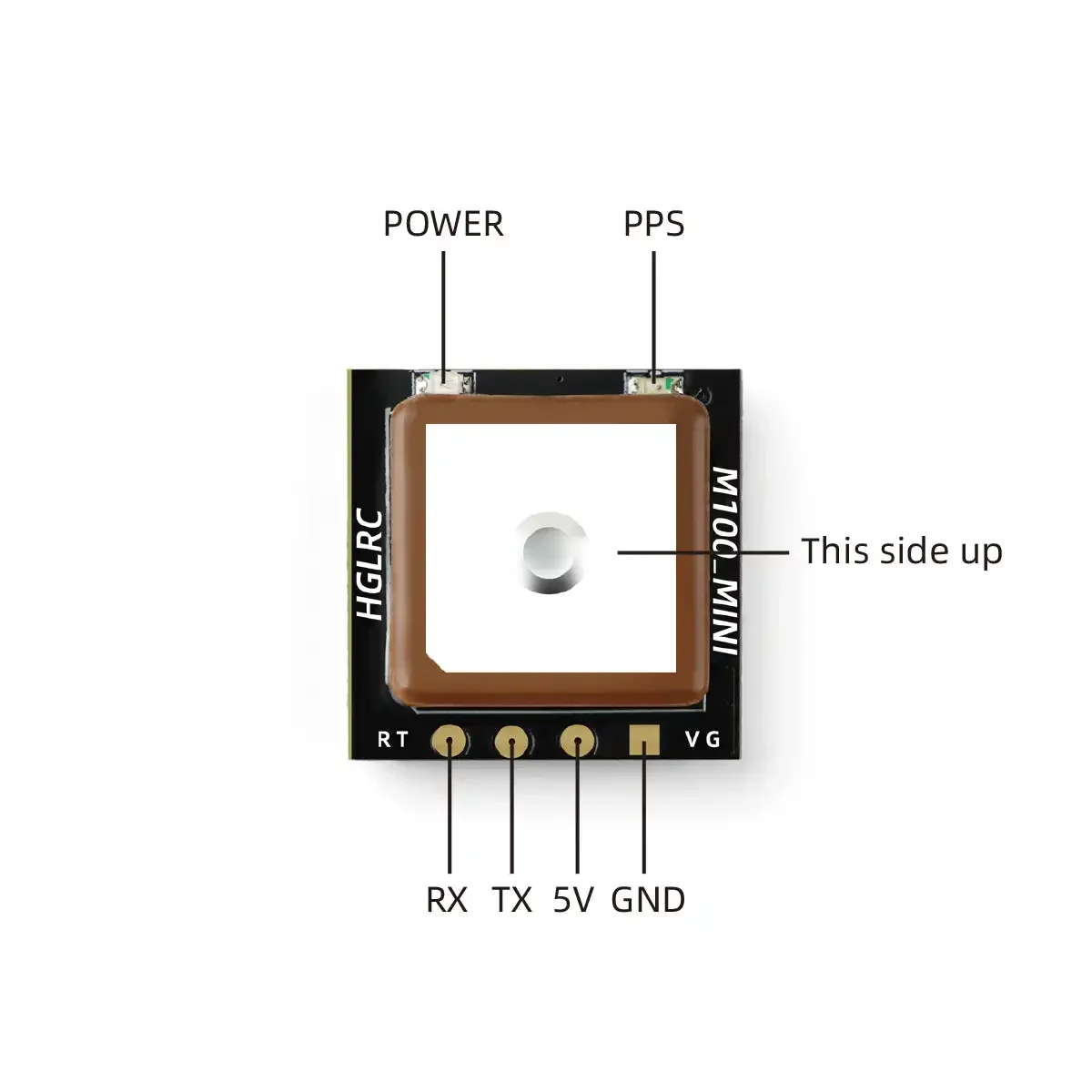 Moduł GPS HGLRC M100 MINI M10  – Drone Antenna recenzja i cena
