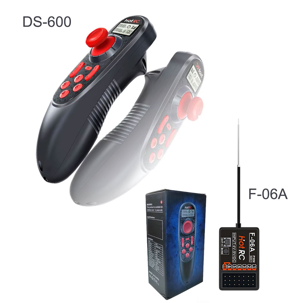 HOTRC DS-600 2.4GHz 6-kanałowy – Radio Transmitter 2.4Ghz recenzja i cena